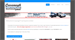 Desktop Screenshot of cavtruckspares.co.nz