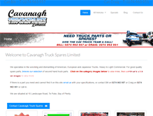 Tablet Screenshot of cavtruckspares.co.nz